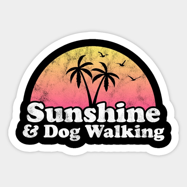 Dog Walking Gift Sticker by JKFDesigns